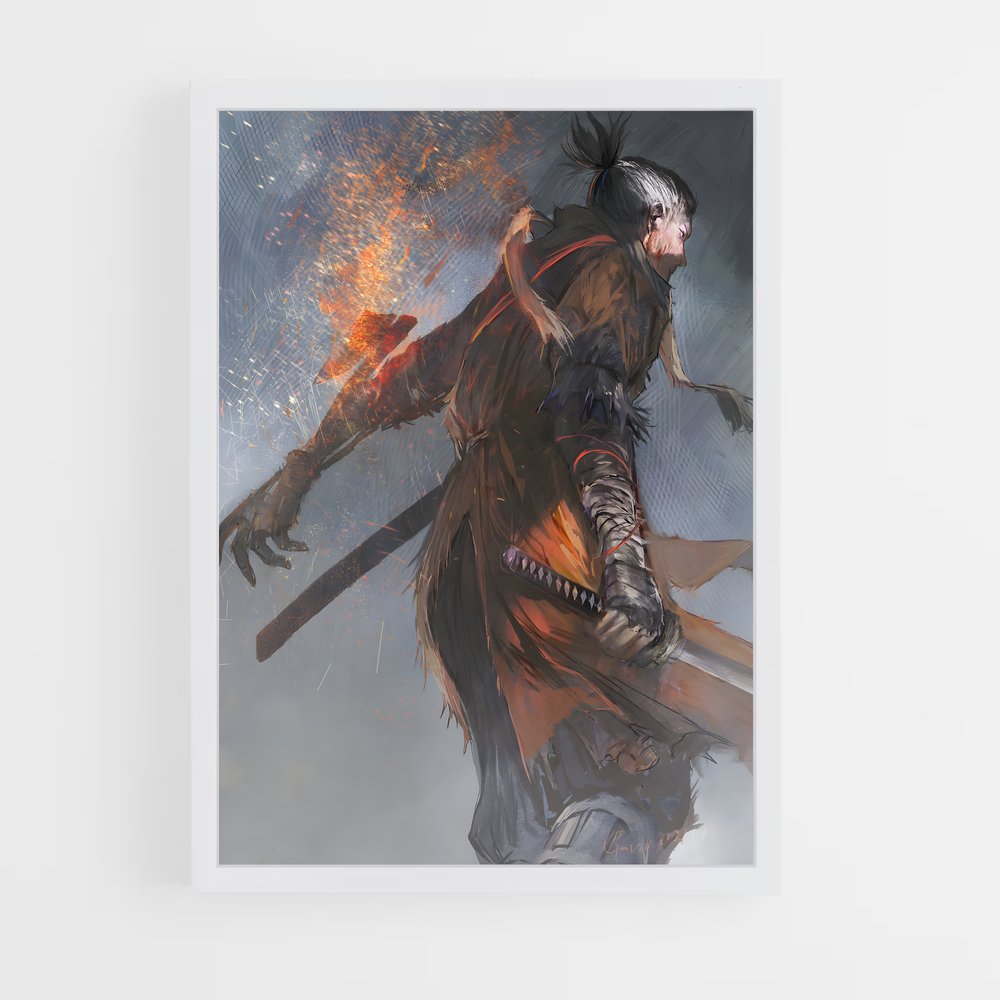 Poster Wolf de sekiro (vue 3)